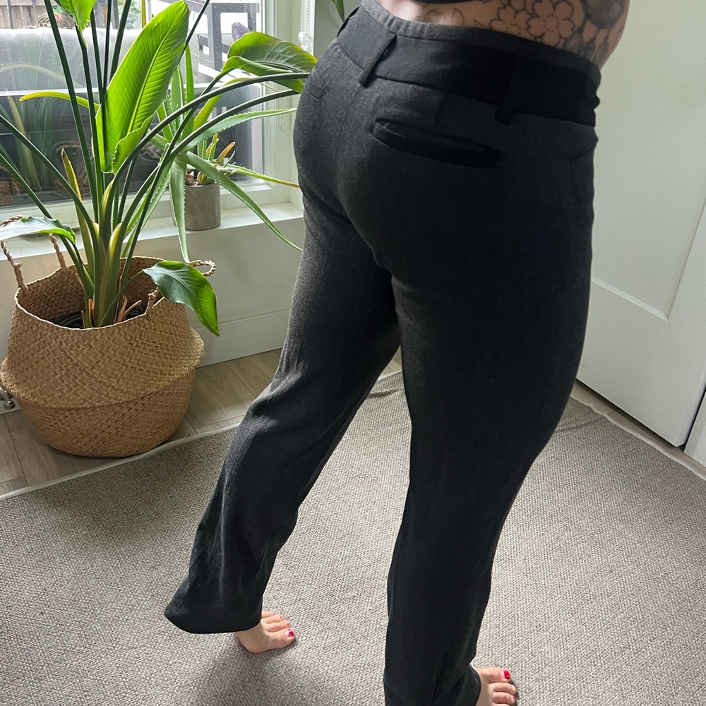 Express EDITOR Charcoal Work Pants for Women